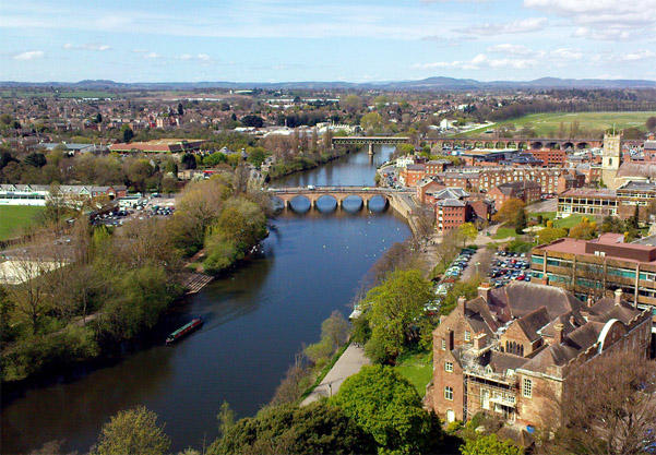 The River Severn aerial view - see it at a Ƶ Open Day